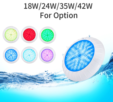 12V 18W Sualtı Havuz Işıkları RGB Renk Değiştirme IP68 Su Geçirmez LED Havuz Işığı