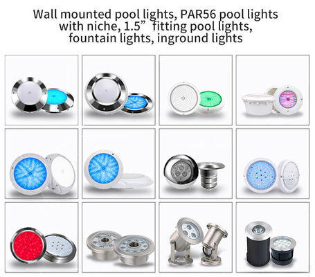 OEM 42W Yeraltı Yüzme Havuzu Işıkları, 220V Yeraltı Havuz Işıkları LED Renk Değiştirme