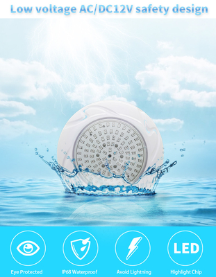 Yerleşik LED Yüzme Havuzu Işık Fikstürü WiFi Kontrolü 2 İnç