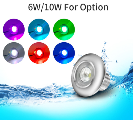 Paslanmaz Çelik RGB Gömme Havuz Işıkları Dalgıç Sualtı 10W