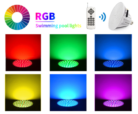 SMD2835 E26 E27 Sualtı İçin 35W Değişen LED Havuz Ampul Rengi