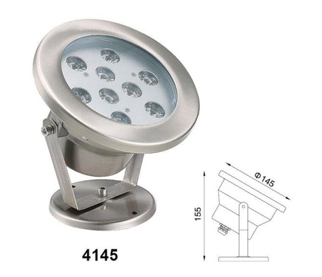 145x155mm Sualtı Spot Işıkları, 9W Alçak Gerilim Sualtı LED Işıkları