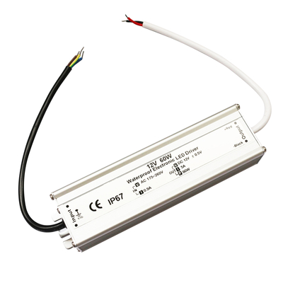 Pratik 60W Suya Dayanıklı LED Güç Kaynağı Sürücüsü IP67 Dayanıklı